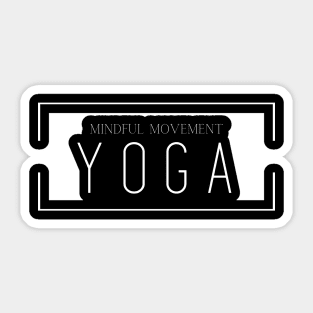 Just Yoga | Simple yet Cool Sticker